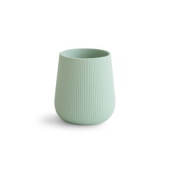 SILICONE STARTER CUP SOLID CAMBRIDGE BLUE 5.5x6x5.5 CM