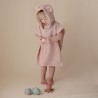 BABY PONCHO TOWEL BEAR BLUSH 44.5x51x0.5 CM