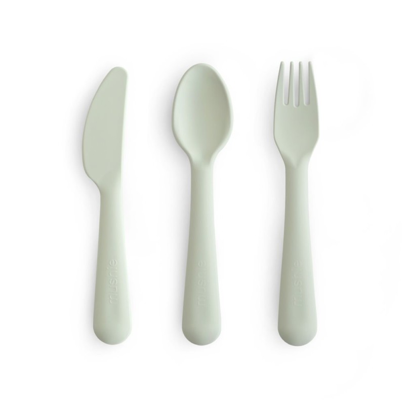 CUTLERY PACK SOLID SAGE 16x2.5x1 CM