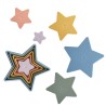 NESTING STARS SOLID RETRO 12.5x5.5x12.5 CM