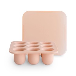 BABY FOOD FREEZER TRAY SOLID BLUSH 10.5x10.5x3.5 CM