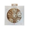 SILICONE PACIFIER 6 PACK MIXED CINNAMON CHARM 0+