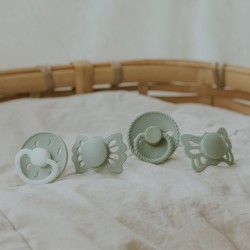 BABY'S FIRST PACIFIER 4 PACK MOONLIGHT SAILING SAGE 0+