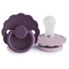 SILICONE PACIFIER BLOCK 2 PACK DAISY VIOLET DREAM/S.LILAC 0+