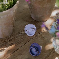 SILICONE PACIFIER BLOCK 2 PACK DAISY VIOLET DREAM/S.LILAC 0+