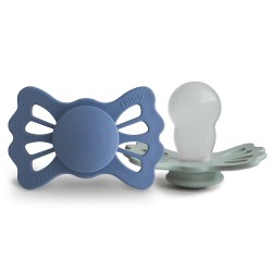 SYMM. SILICONE PACIFIER 2 PACK LUCKY OCEAN V./SAGE 6+