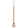 PACIFIER CLIP LUNA BLUSH 23.5x1.8 CM