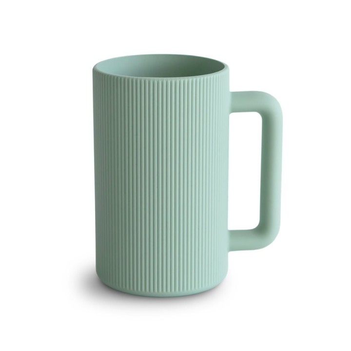 GOBELET RINÇAGE POUR LE BAIN SOLID CAMBRIDGE BLUE 12.5x8.5x15 CM