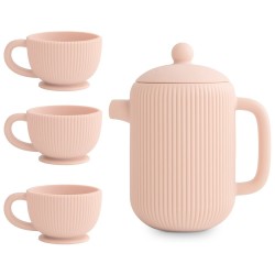 JUEGO DE TE SOLID BLUSH 14x7.9x17.8 CM
