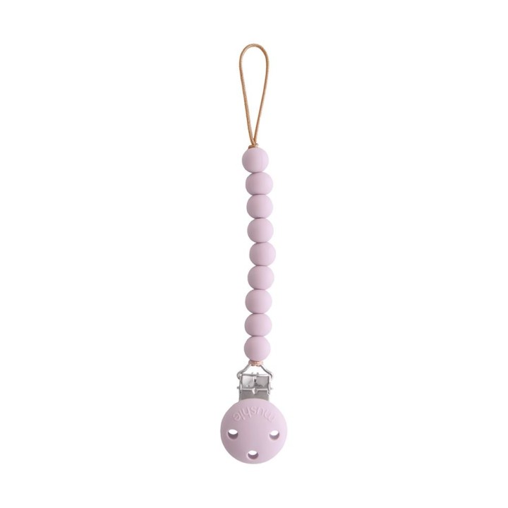 PACIFIER CLIP HERA SOFT LILAC 19x1.5 CM