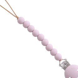 PACIFIER CLIP HERA SOFT LILAC 19x1.5 CM