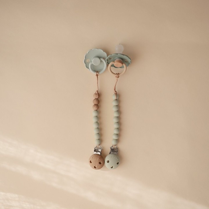 PACIFIER CLIP HERA SAGE 19x1.5 CM